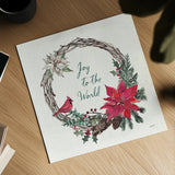 Seasonal Charm V by Anne Tavoletti. Shown as a detailed flat fine art print, highlighting archival giclee quality. Available as an archival giclee rolled canvas, fine art paper, or poster print. SKU 36861a.