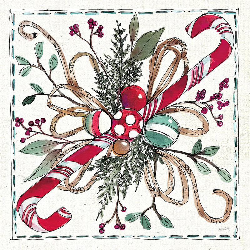 Seasonal Charm VI by Anne Tavoletti. SKU 36862a. Archival Giclee Fine art print for wall decor.