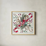 Seasonal Charm VI by Anne Tavoletti. Shown in a natural wood glass frame for a timeless modern aesthetic. Available as an archival giclee rolled canvas, fine art paper, or poster print. SKU 36862a.