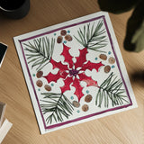 Seasonal Charm VII by Anne Tavoletti. Shown as a detailed flat fine art print, highlighting archival giclee quality. Available as an archival giclee rolled canvas, fine art paper, or poster print. SKU 36863a.