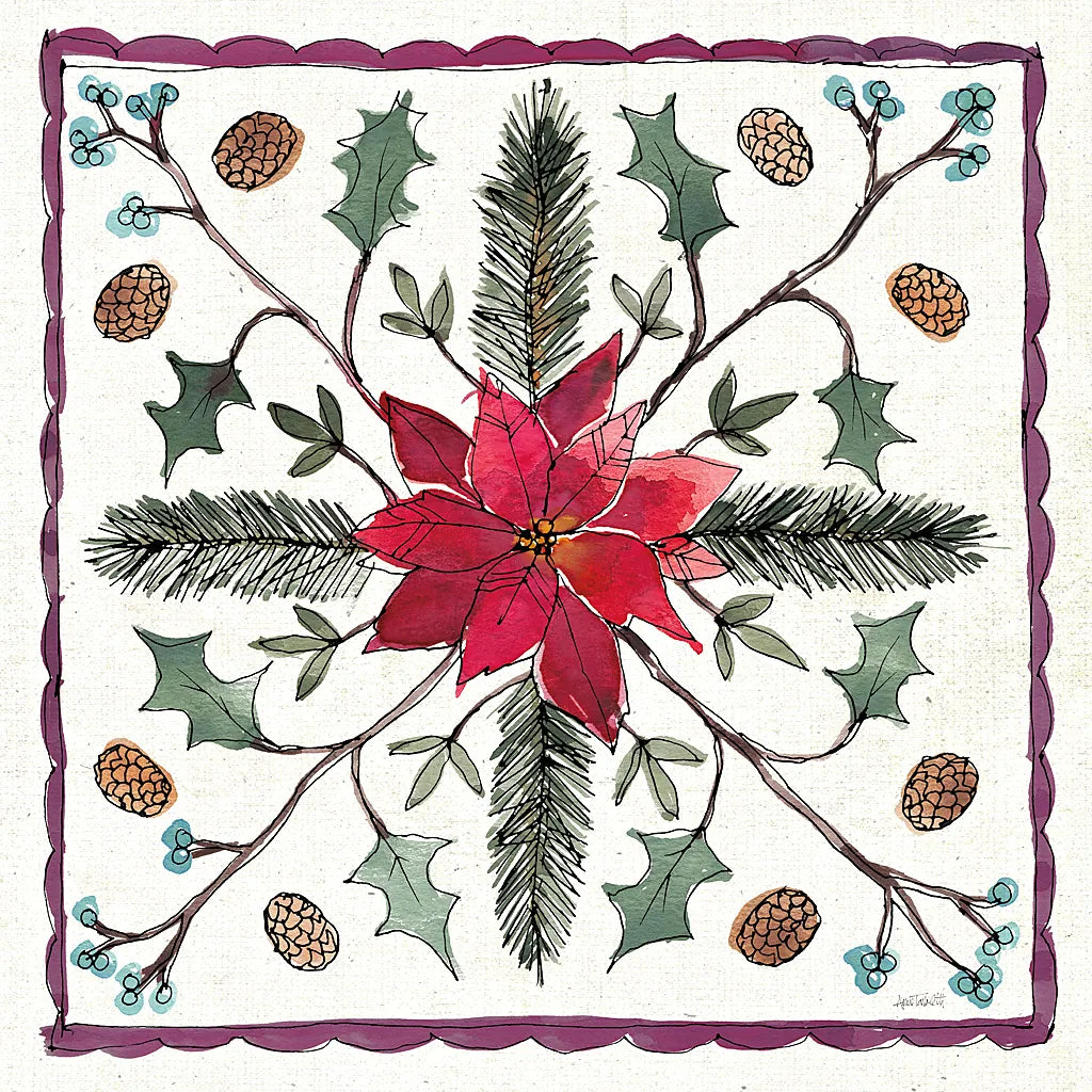 Seasonal Charm VIII by Anne Tavoletti. SKU 36864a. Archival Giclee Fine art print for wall decor.