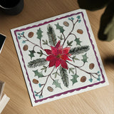 Seasonal Charm VIII by Anne Tavoletti. Shown as a detailed flat fine art print, highlighting archival giclee quality. Available as an archival giclee rolled canvas, fine art paper, or poster print. SKU 36864a.