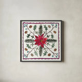 Seasonal Charm VIII by Anne Tavoletti. Shown in a sleek black glass frame for a contemporary gallery look. Available as an archival giclee rolled canvas, fine art paper, or poster print. SKU 36864a.