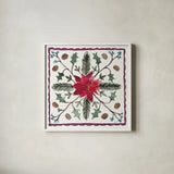 Seasonal Charm VIII by Anne Tavoletti. Shown in a crisp white glass frame for a clean and minimalist style. Available as an archival giclee rolled canvas, fine art paper, or poster print. SKU 36864a.