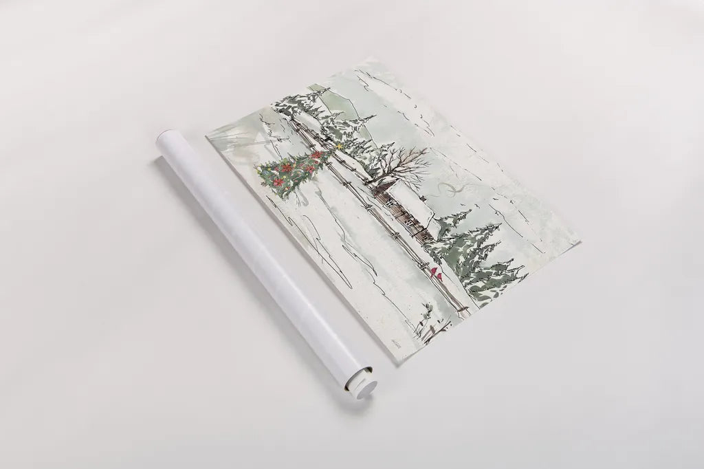 Seasonal Charm X by Anne Tavoletti. shown as a rolled paper print. Available as archival giclee rolled canvas, fine art paper, or poster print. SKU 36866i.