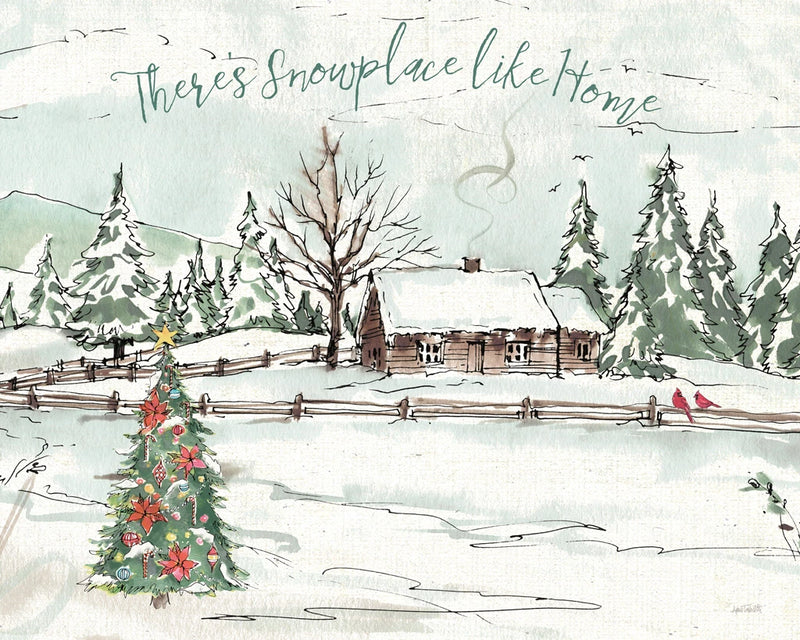 Seasonal Charm X Snowplace Crop by Anne Tavoletti