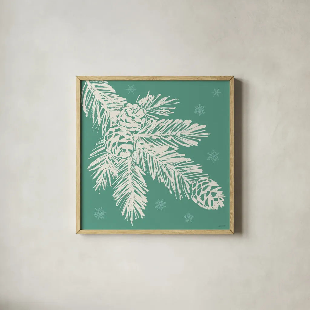 Seasonal Shades VI by Anne Tavoletti. Shown in a natural wood glass frame for a timeless modern aesthetic. Available as an archival giclee rolled canvas, fine art paper, or poster print. SKU 81764a.