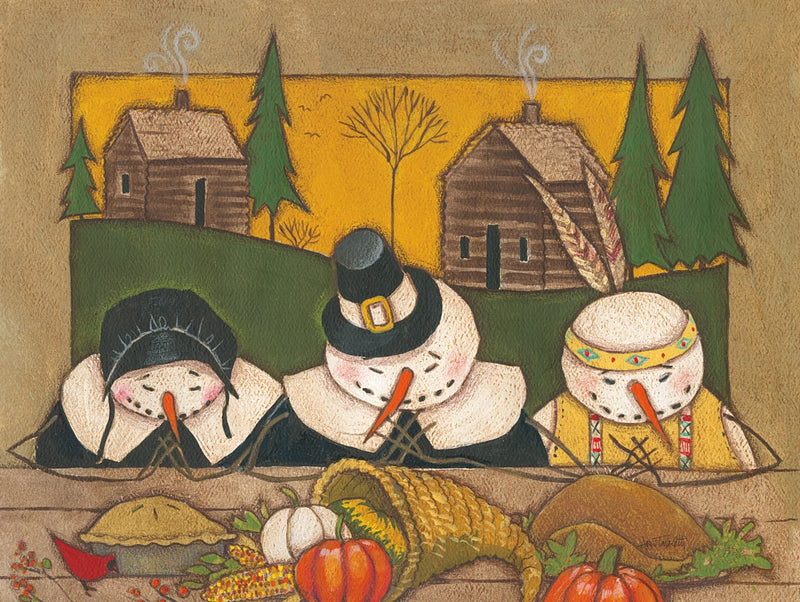 Seasonal Snowman XI by Anne Tavoletti