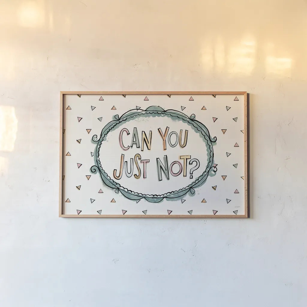 Sentiments I by Anne Tavoletti. shown as a paper print in a natural frame. Available as a archival giclee rolled canvas, fine art paper, or poster print. SKU 87594i.