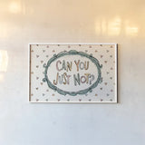 Sentiments I by Anne Tavoletti. shown as a paper print in a white frame. Available as a archival giclee rolled canvas, fine art paper, or poster print. SKU 87594i.