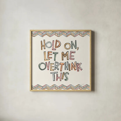 Sentiments III by Anne Tavoletti. Shown in a natural wood glass frame for a timeless modern aesthetic. Available as an archival giclee rolled canvas, fine art paper, or poster print. SKU 87596a.