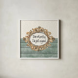 Sentiments IV by Anne Tavoletti. Shown in a crisp white glass frame for a clean and minimalist style. Available as an archival giclee rolled canvas, fine art paper, or poster print. SKU 87597a.