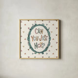 Sentiments V by Anne Tavoletti. Shown in a natural wood glass frame for a timeless modern aesthetic. Available as an archival giclee rolled canvas, fine art paper, or poster print. SKU 87598a.