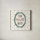 Sentiments V by Anne Tavoletti. Shown in a crisp white glass frame for a clean and minimalist style. Available as an archival giclee rolled canvas, fine art paper, or poster print. SKU 87598a.