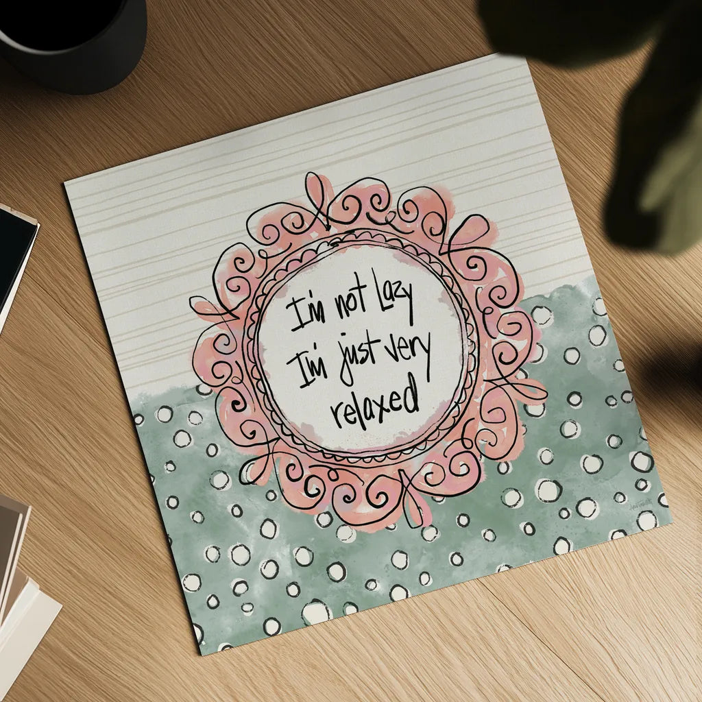 Sentiments VII by Anne Tavoletti. Shown as a detailed flat fine art print, highlighting archival giclee quality. Available as an archival giclee rolled canvas, fine art paper, or poster print. SKU 87600a.