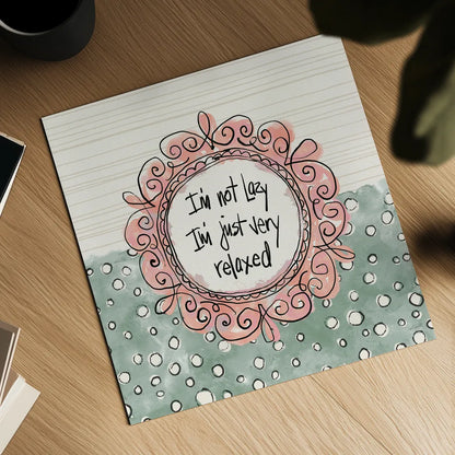 Sentiments VII by Anne Tavoletti. Shown as a detailed flat fine art print, highlighting archival giclee quality. Available as an archival giclee rolled canvas, fine art paper, or poster print. SKU 87600a.