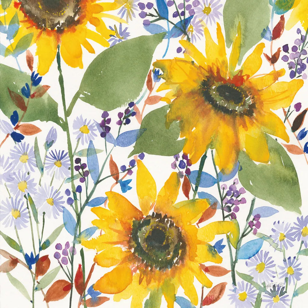 September Flowers by Anne Tavoletti. SKU 59352a. Archival Giclee Fine art print for wall decor.