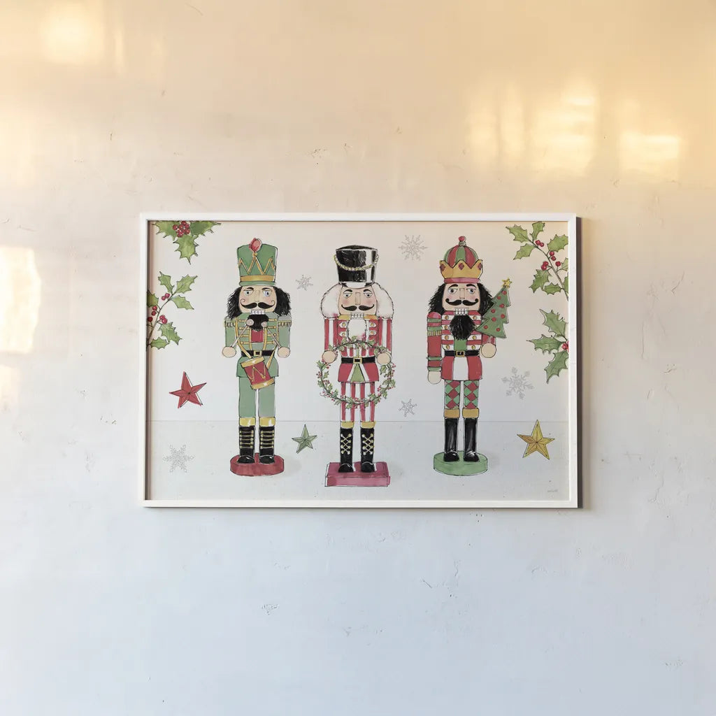 Signs of the Season I by Anne Tavoletti. shown as a paper print in a white frame. Available as a archival giclee rolled canvas, fine art paper, or poster print. SKU 83059i.