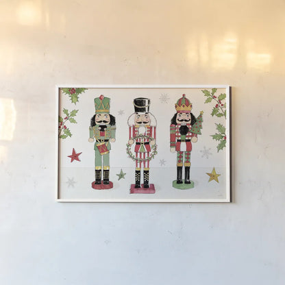 Signs of the Season I by Anne Tavoletti. shown as a paper print in a white frame. Available as a archival giclee rolled canvas, fine art paper, or poster print. SKU 83059i.