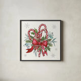 Signs of the Season II by Anne Tavoletti. Shown in a sleek black glass frame for a contemporary gallery look. Available as an archival giclee rolled canvas, fine art paper, or poster print. SKU 83060a.