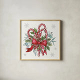 Signs of the Season II by Anne Tavoletti. Shown in a natural wood glass frame for a timeless modern aesthetic. Available as an archival giclee rolled canvas, fine art paper, or poster print. SKU 83060a.