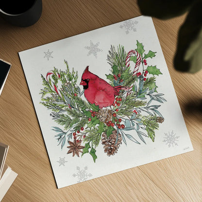 Signs of the Season III by Anne Tavoletti. Shown as a detailed flat fine art print, highlighting archival giclee quality. Available as an archival giclee rolled canvas, fine art paper, or poster print. SKU 83061a.