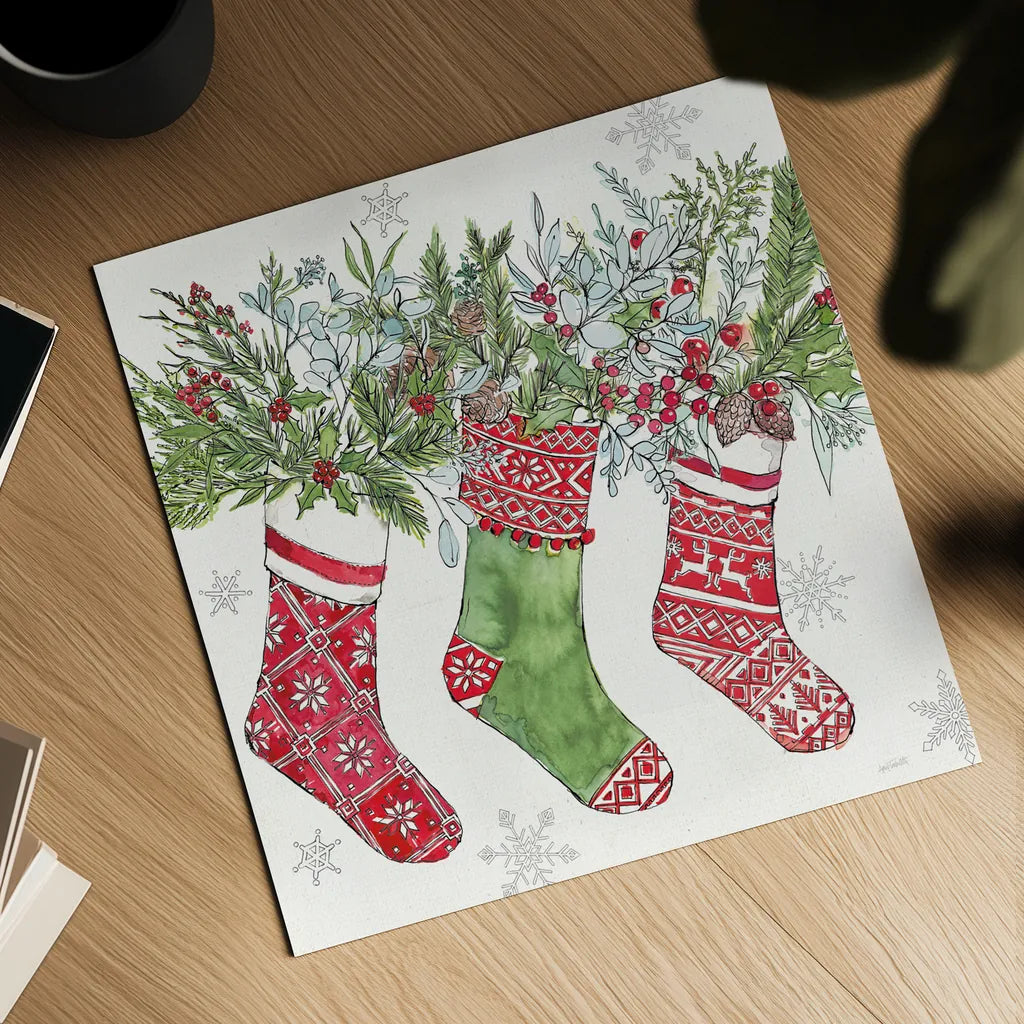 Signs of the Season IV by Anne Tavoletti. Shown as a detailed flat fine art print, highlighting archival giclee quality. Available as an archival giclee rolled canvas, fine art paper, or poster print. SKU 83062a.