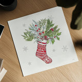 Signs of the Season IX by Anne Tavoletti. Shown as a detailed flat fine art print, highlighting archival giclee quality. Available as an archival giclee rolled canvas, fine art paper, or poster print. SKU 90059a.