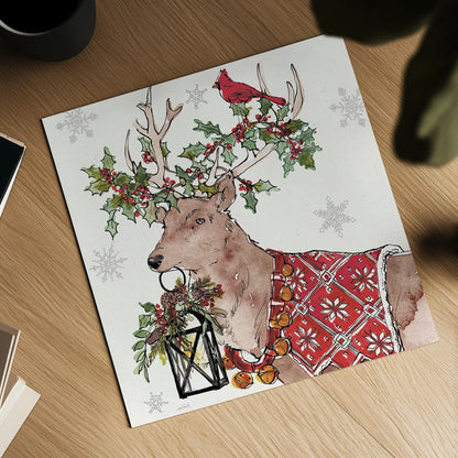 Signs of the Season V by Anne Tavoletti. Shown as a detailed flat fine art print, highlighting archival giclee quality. Available as an archival giclee rolled canvas, fine art paper, or poster print. SKU 83063a.