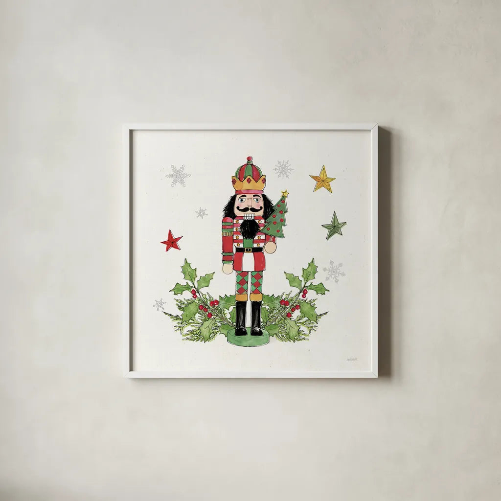 Signs of the Season VIII by Anne Tavoletti. Shown in a crisp white glass frame for a clean and minimalist style. Available as an archival giclee rolled canvas, fine art paper, or poster print. SKU 90058a.