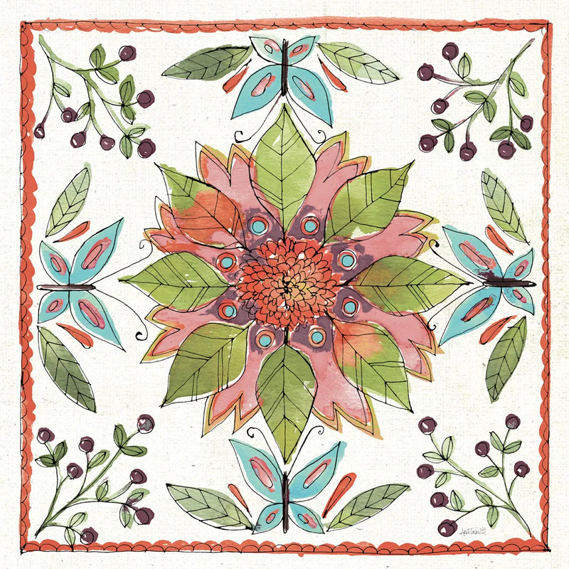 Simply Petals IX Warm by Anne Tavoletti. SKU 41466a. Archival Giclee Fine art print for wall decor.