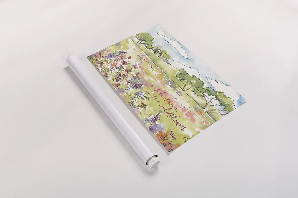 Simply Petals VIII by Anne Tavoletti. shown as a rolled paper print. Available as archival giclee rolled canvas, fine art paper, or poster print. SKU 38892i.