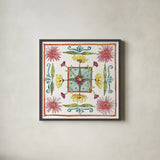 Simply Petals X by Anne Tavoletti. Shown in a sleek black glass frame for a contemporary gallery look. Available as an archival giclee rolled canvas, fine art paper, or poster print. SKU 38894a.