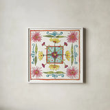Simply Petals X by Anne Tavoletti. Shown in a crisp white glass frame for a clean and minimalist style. Available as an archival giclee rolled canvas, fine art paper, or poster print. SKU 38894a.