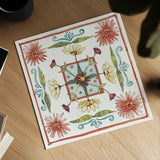 Simply Petals X Warm by Anne Tavoletti. Shown as a detailed flat fine art print, highlighting archival giclee quality. Available as an archival giclee rolled canvas, fine art paper, or poster print. SKU 41467a.