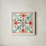 Simply Petals XI by Anne Tavoletti. Shown in a crisp white glass frame for a clean and minimalist style. Available as an archival giclee rolled canvas, fine art paper, or poster print. SKU 38895a.