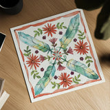 Simply Petals XI Warm by Anne Tavoletti. Shown as a detailed flat fine art print, highlighting archival giclee quality. Available as an archival giclee rolled canvas, fine art paper, or poster print. SKU 41468a.