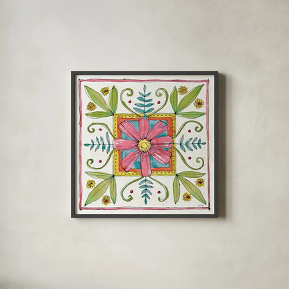 Simply Petals XII by Anne Tavoletti. Shown in a sleek black glass frame for a contemporary gallery look. Available as an archival giclee rolled canvas, fine art paper, or poster print. SKU 38896a.