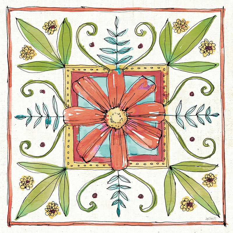 Simply Petals XII Warm by Anne Tavoletti. SKU 41469a. Archival Giclee Fine art print for wall decor.