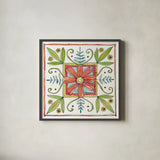 Simply Petals XII Warm by Anne Tavoletti. Shown in a sleek black glass frame for a contemporary gallery look. Available as an archival giclee rolled canvas, fine art paper, or poster print. SKU 41469a.