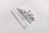 Skyline Sketches I No Words Flowers by Anne Tavoletti. shown as a rolled paper print. Available as archival giclee rolled canvas, fine art paper, or poster print. SKU 59328i.