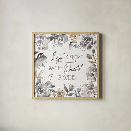 Skyline Sketches V by Anne Tavoletti. Shown in a natural wood glass frame for a timeless modern aesthetic. Available as an archival giclee rolled canvas, fine art paper, or poster print. SKU 58819a.