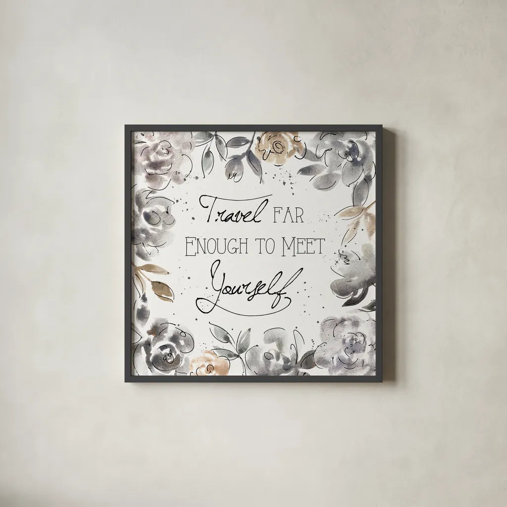 Skyline Sketches VI by Anne Tavoletti. Shown in a sleek black glass frame for a contemporary gallery look. Available as an archival giclee rolled canvas, fine art paper, or poster print. SKU 58820a.