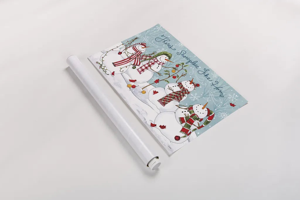 Snowplace Like Home I by Anne Tavoletti. shown as a rolled paper print. Available as archival giclee rolled canvas, fine art paper, or poster print. SKU 63648i.