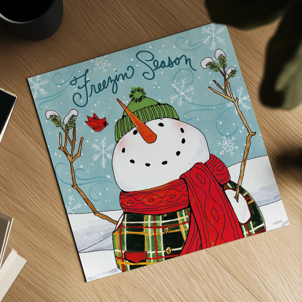 Snowplace Like Home III by Anne Tavoletti. Shown as a detailed flat fine art print, highlighting archival giclee quality. Available as an archival giclee rolled canvas, fine art paper, or poster print. SKU 63650a.