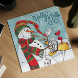 Snowplace Like Home IV by Anne Tavoletti. Shown as a detailed flat fine art print, highlighting archival giclee quality. Available as an archival giclee rolled canvas, fine art paper, or poster print. SKU 63651a.