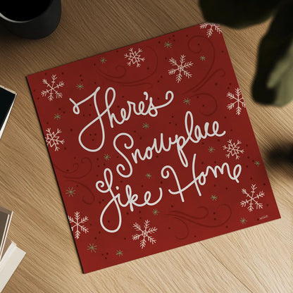 Snowplace Like Home IX by Anne Tavoletti. Shown as a detailed flat fine art print, highlighting archival giclee quality. Available as an archival giclee rolled canvas, fine art paper, or poster print. SKU 63656a.