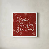 Snowplace Like Home IX by Anne Tavoletti. Shown in a crisp white glass frame for a clean and minimalist style. Available as an archival giclee rolled canvas, fine art paper, or poster print. SKU 63656a.