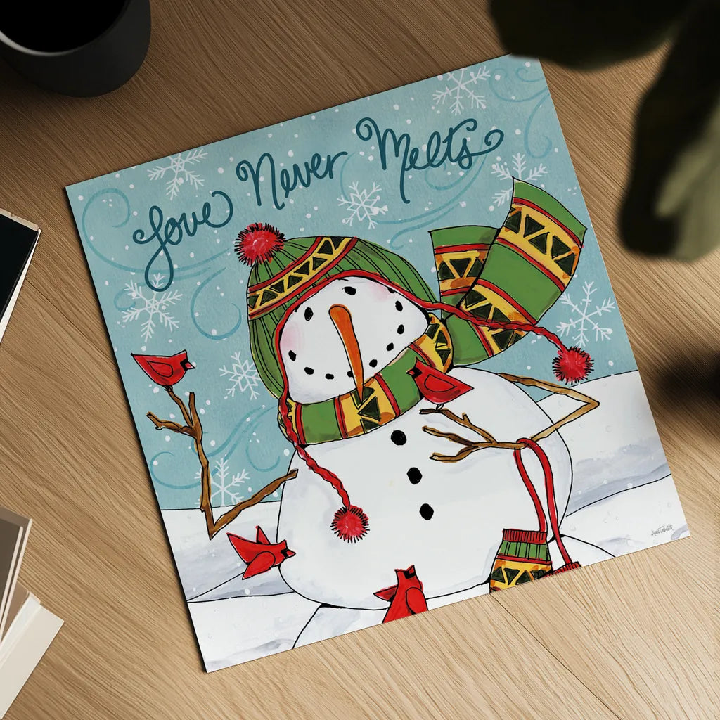 Snowplace Like Home V by Anne Tavoletti. Shown as a detailed flat fine art print, highlighting archival giclee quality. Available as an archival giclee rolled canvas, fine art paper, or poster print. SKU 63652a.