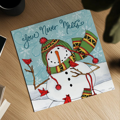 Snowplace Like Home V by Anne Tavoletti. Shown as a detailed flat fine art print, highlighting archival giclee quality. Available as an archival giclee rolled canvas, fine art paper, or poster print. SKU 63652a.